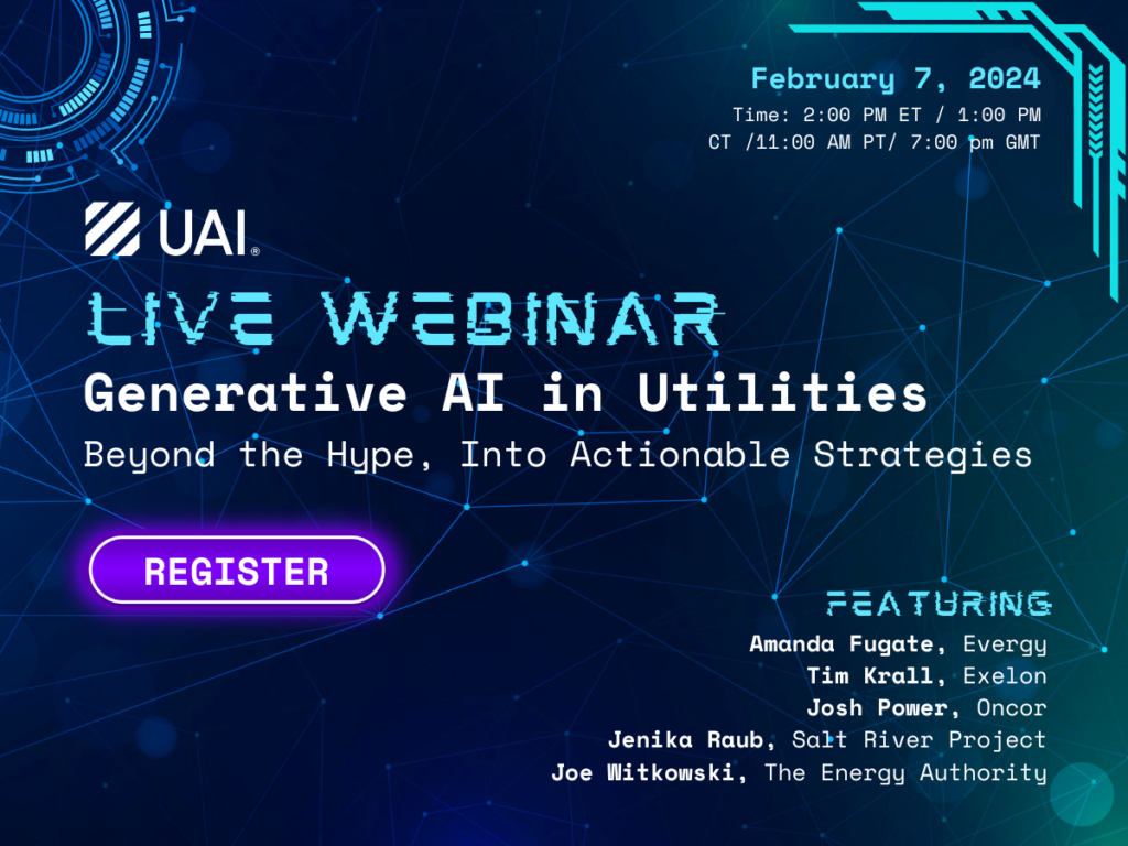 Generative AI Webinar Utility Analytics Institute