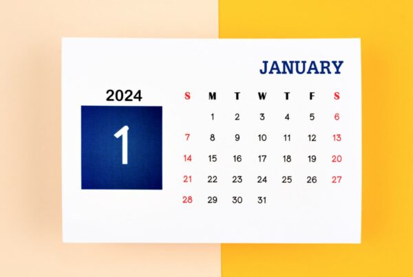 January 2024 utility analytics calendar